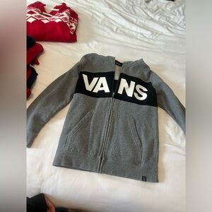 Kids vans zip up